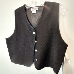 NWT Stonebridge Brocade Vest Size M